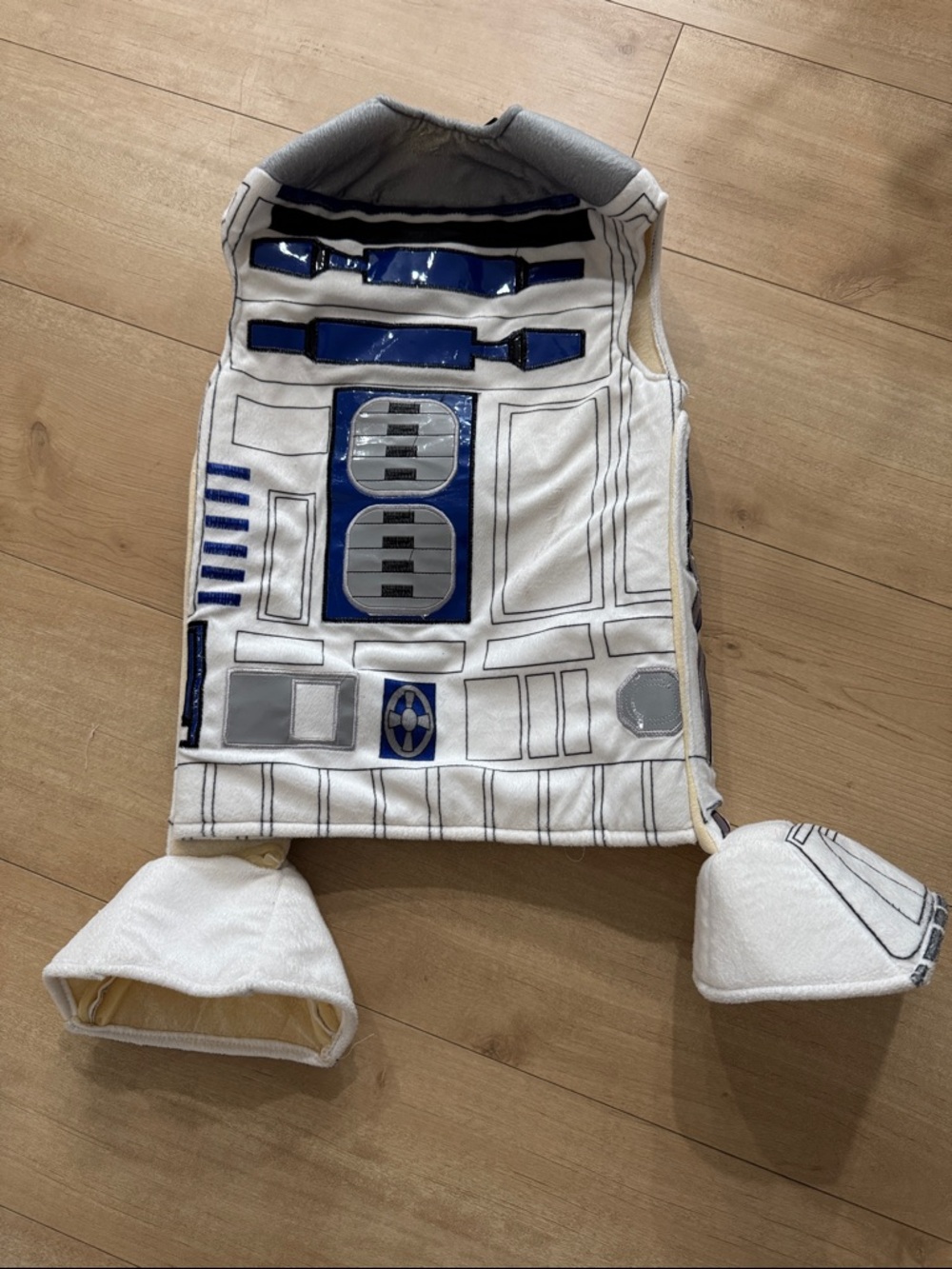 Star Wars R2-D2 White and Blue Kids Costume Vest